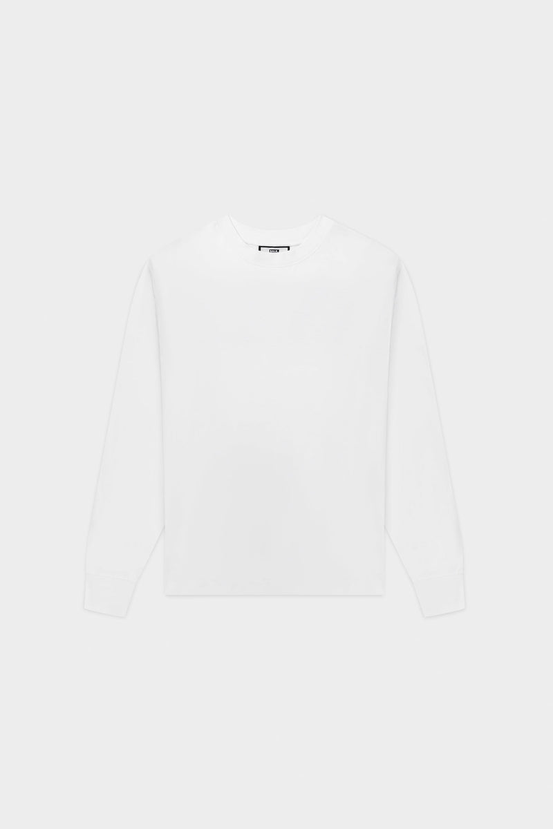 Game Day Box Fit Long Sleeve T-Shirt Bright White