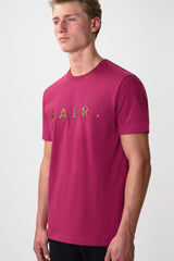BALR. Monogram Embro Regular Fit T-Shirt Tibetian Red