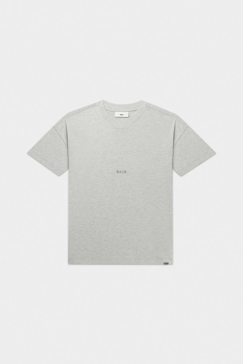Logo Box T-Shirt Lt Grey Melange