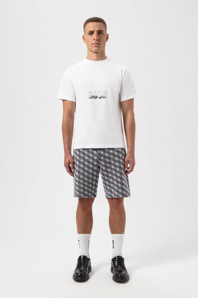 Script T-Shirt Bright White