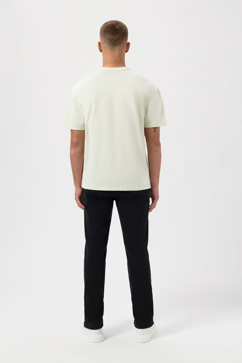 Metallic Box T-Shirt Light Beige