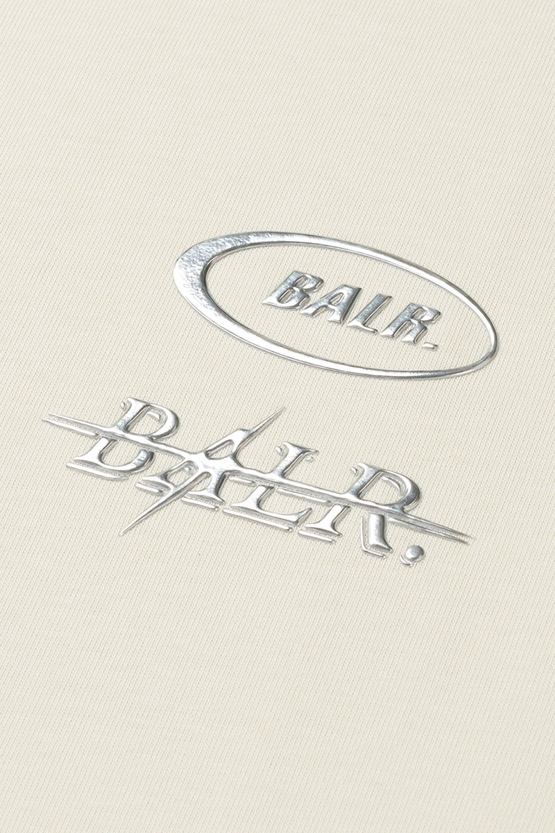 Metallic Box T-Shirt Light Beige