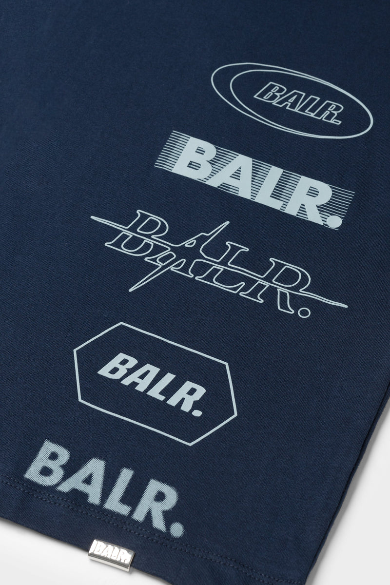 Tags Box T-Shirt Space Navy