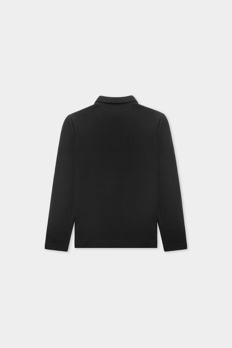BALR. x FIVE Longsleeve Polo Jet Black