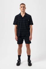 Terry Box Shirt Jet Black