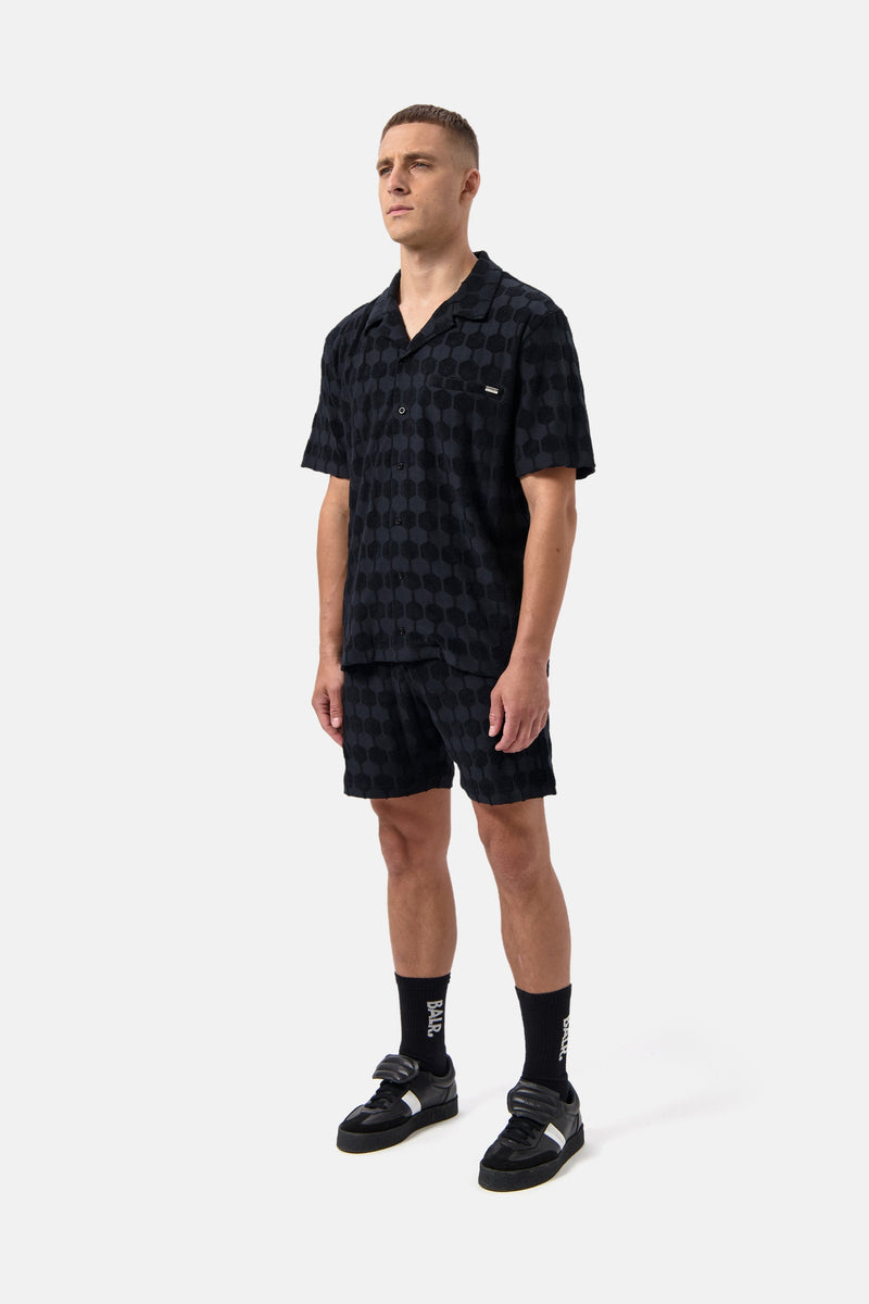 Terry Box Shirt Jet Black