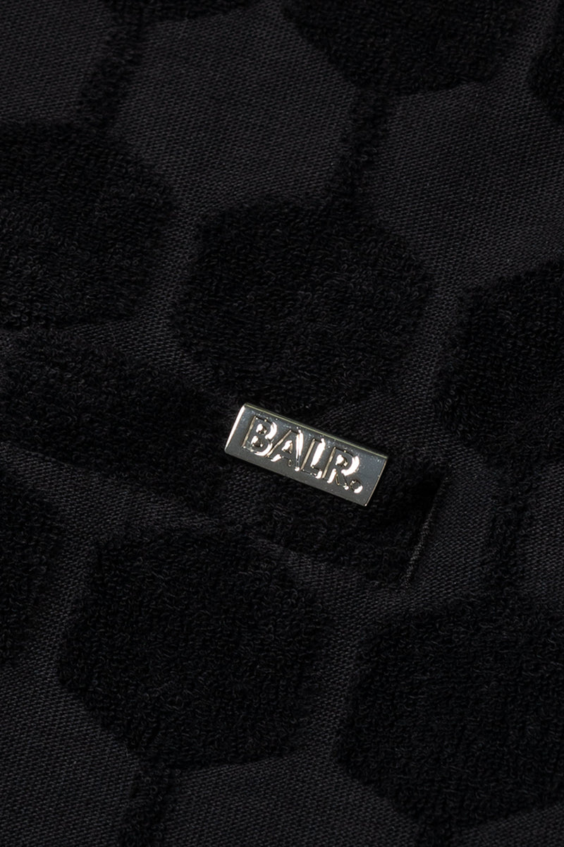 Terry Box Shirt Jet Black