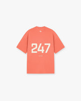 247 Oversized T-Shirt - Coral