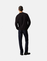 Calvin Klein Chenille Monologo Black Crew T-Shirt