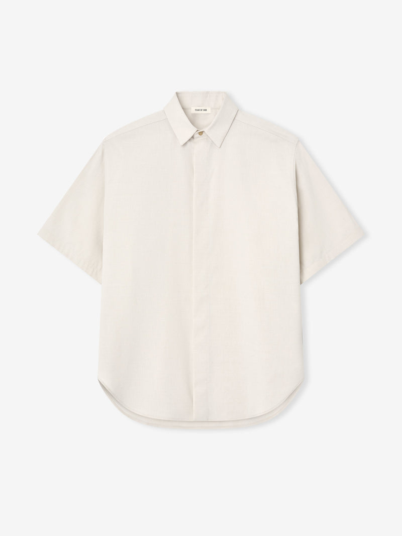 Cotton Wool Oxford Classic Short Sleeve Shirt