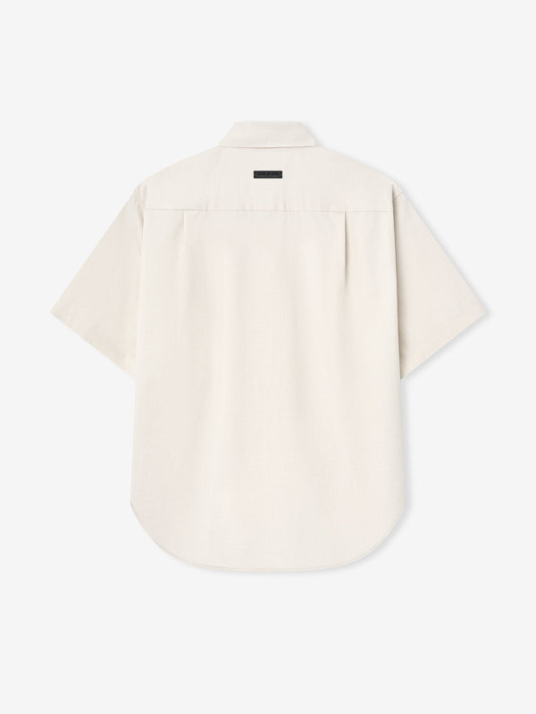 Cotton Wool Oxford Classic Short Sleeve Shirt