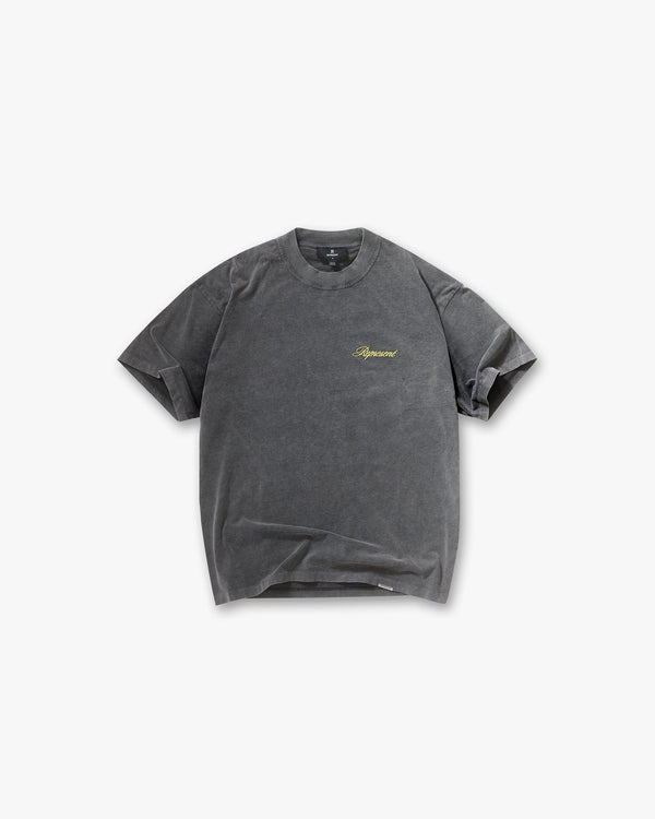 Script Logo T-Shirt - Vintage Grey