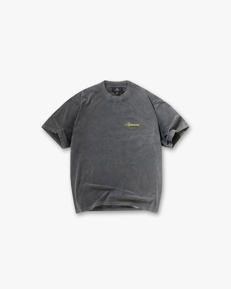 Script Logo T-Shirt - Vintage Grey