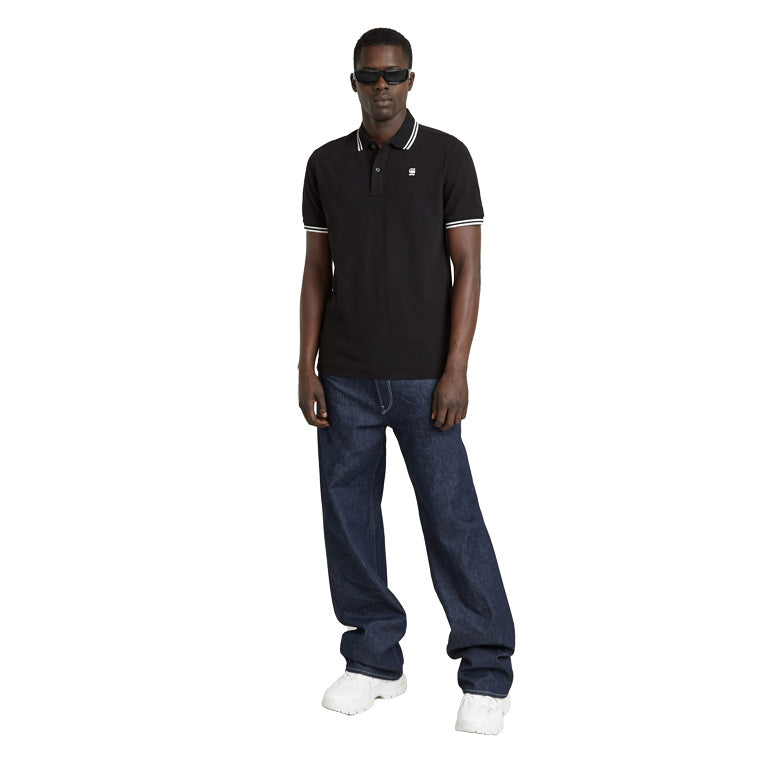 G-Star Dunda Slim Stripe Polo T-Shirt
