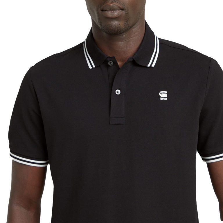 G-Star Dunda Slim Stripe Polo T-Shirt