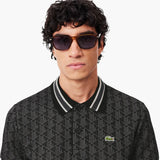 Classic Fit Monogram Jacquard Polo Shirt