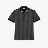 Classic Fit Monogram Jacquard Polo Shirt
