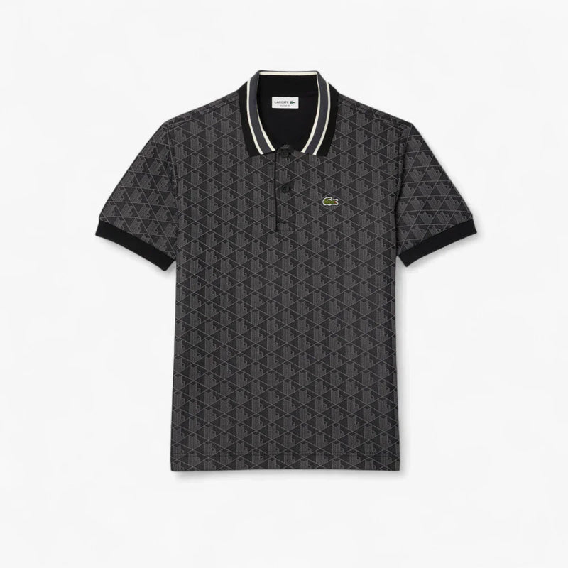 Classic Fit Monogram Jacquard Polo Shirt
