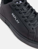 Replay Polys Logo Black Sneakers