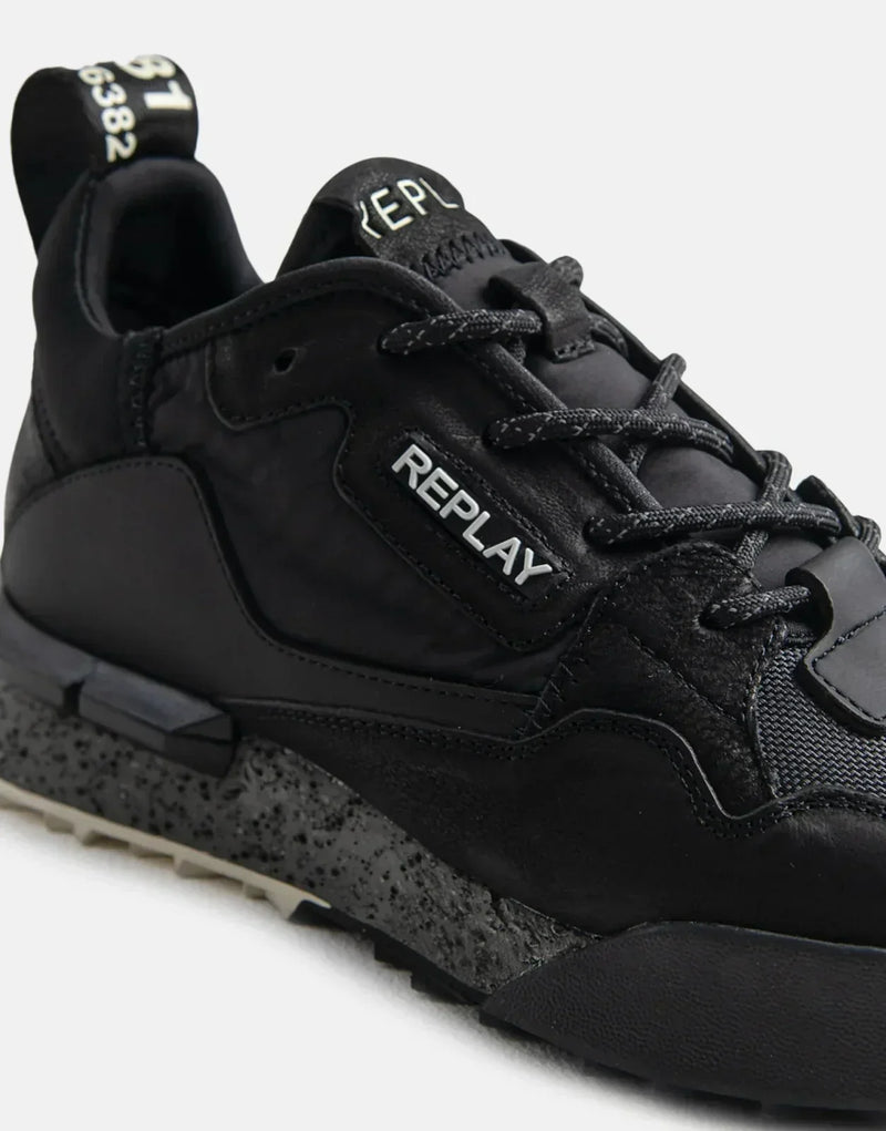 Replay Field Classic X Black Sneakers