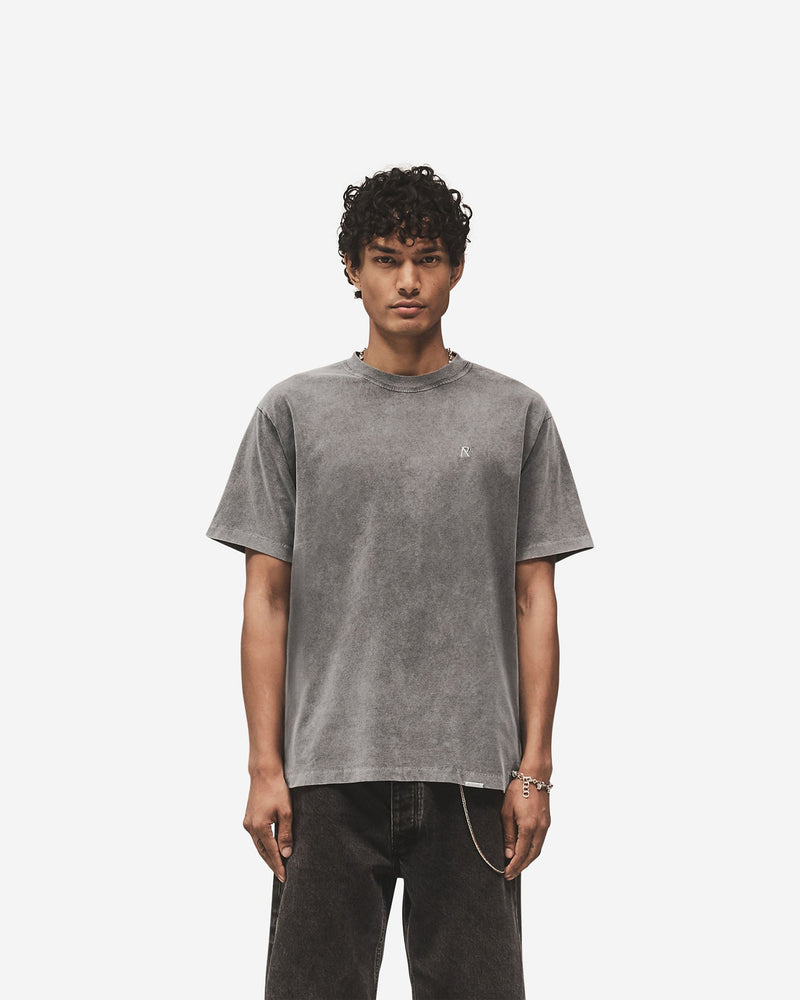Metal Initial R T-Shirt - Vintage Grey