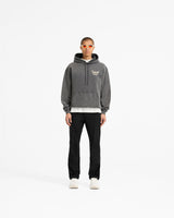 Team 247 X END Oversized Hoodie - Washed Grey