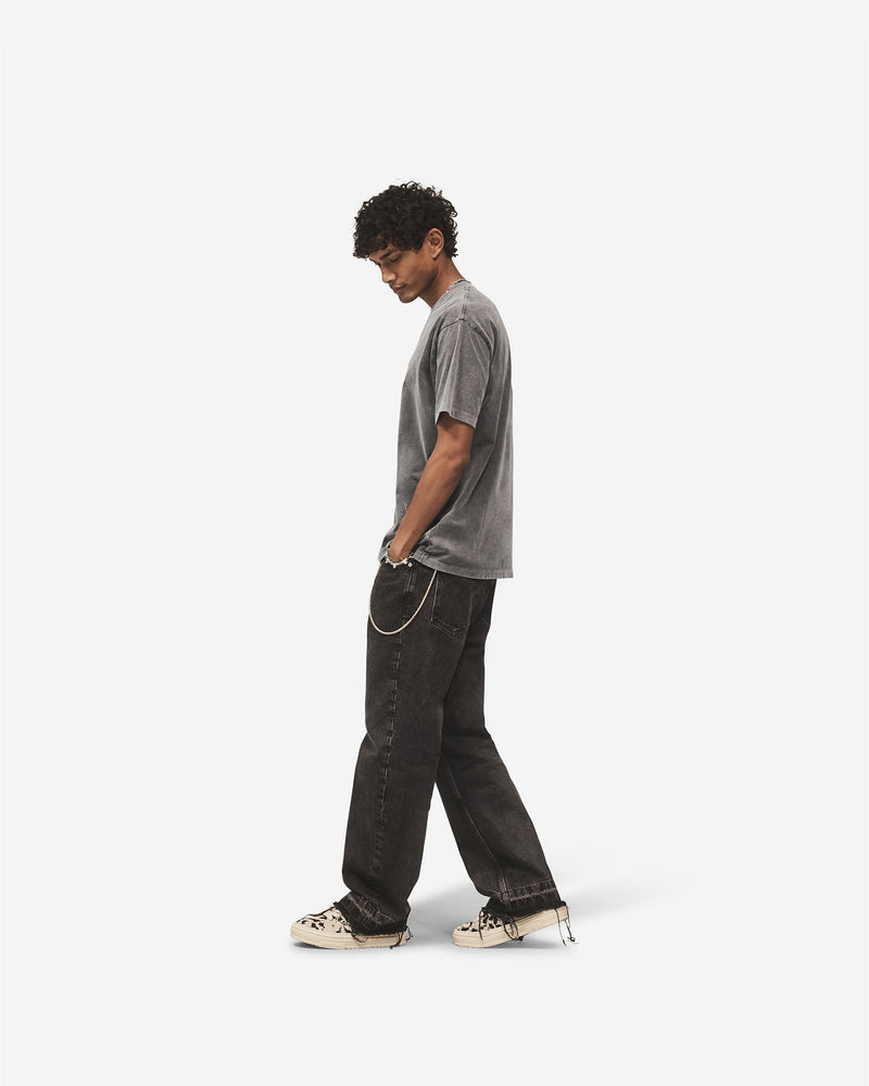 Metal Initial R T-Shirt - Vintage Grey