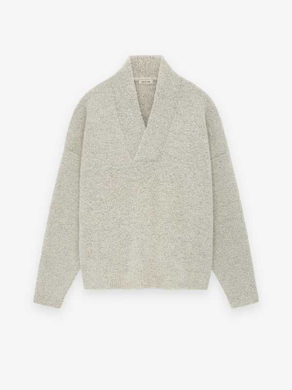 Wool Mohair V-Neck Sweater