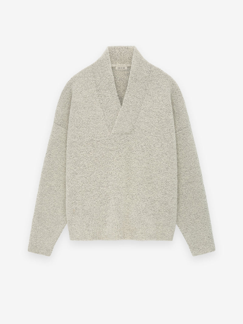 Wool Mohair V-Neck Sweater