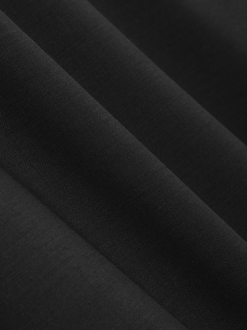 Wool Mohair High Neck Short Sleeve Shirt