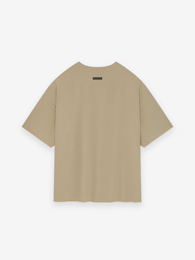 Wool Crepe Double Layer Tee