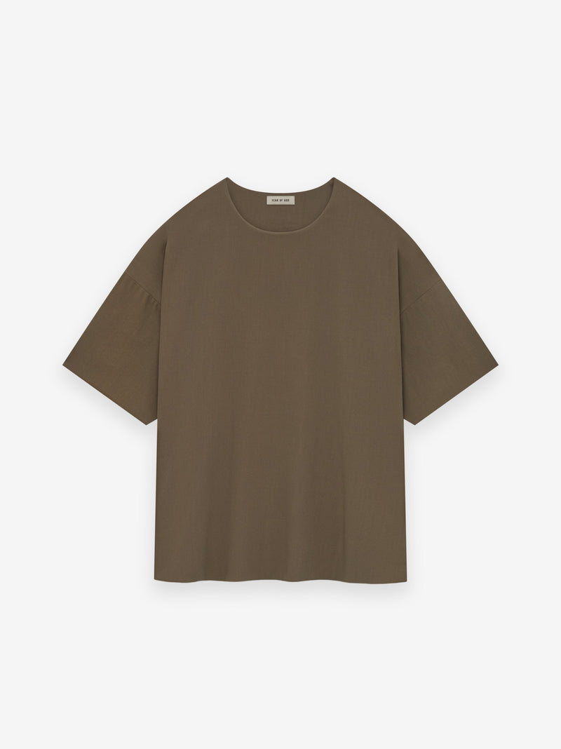 Wool Crepe Double Layer Tee