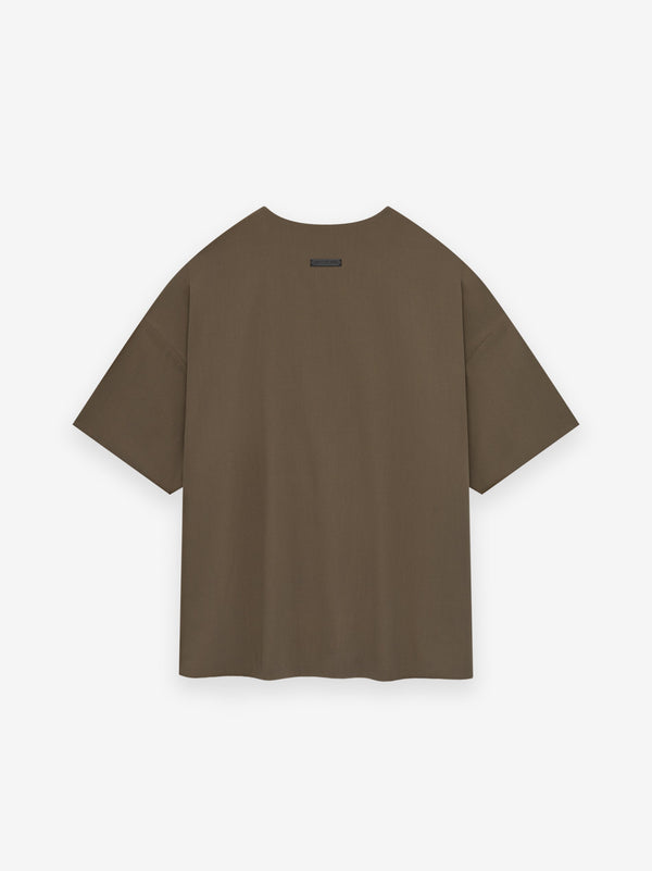 Wool Crepe Double Layer Tee