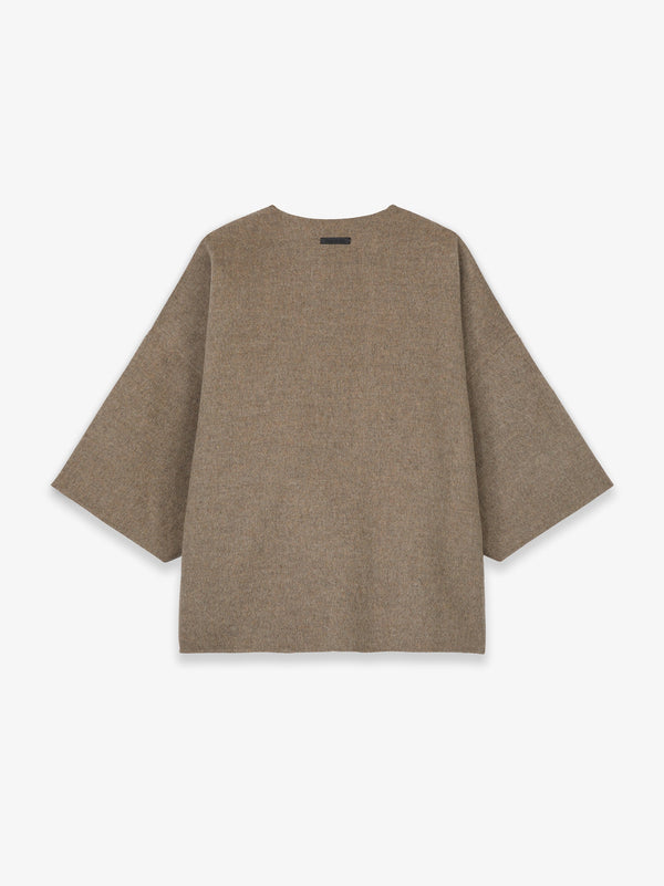 Wool Cashmere V-Neck Lounge Tee