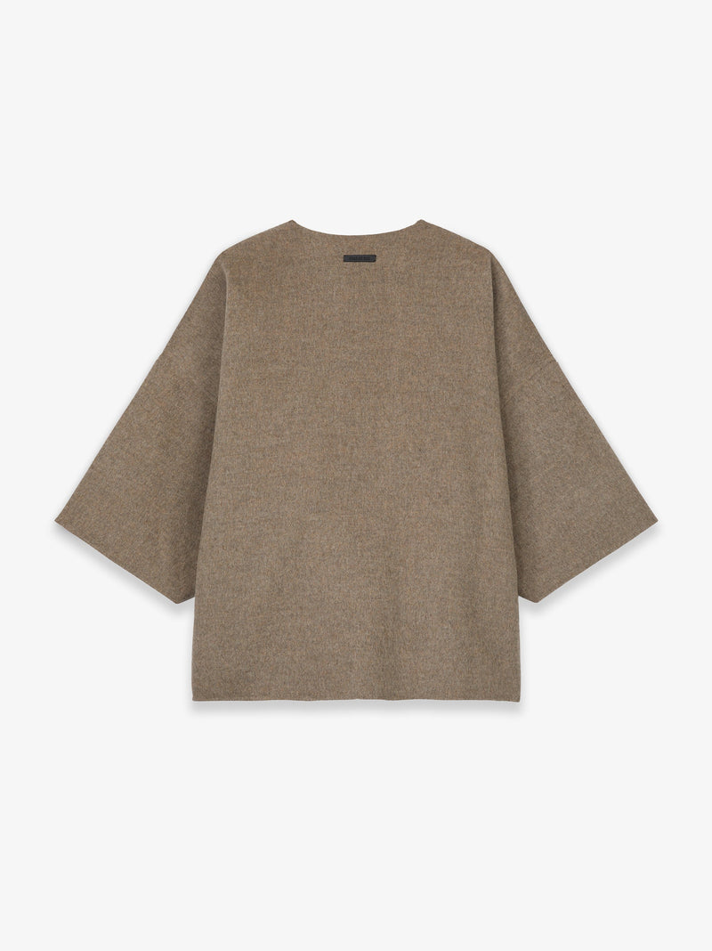 Wool Cashmere V-Neck Lounge Tee