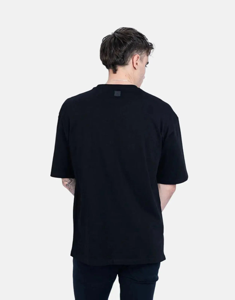 Fade Essential Boxy Black T-Shirt
