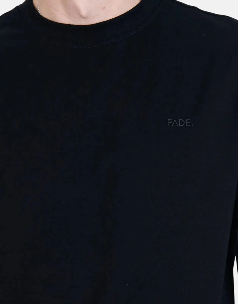 Fade Essential Slim Black T-Shirt