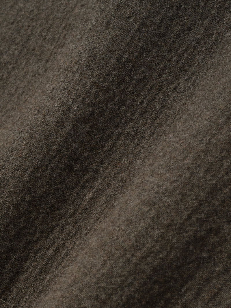 Textured Wool Zip Up Hoodie