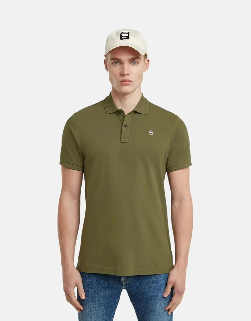 G-Star RAW Dunda Slim Shadow Olive Polo