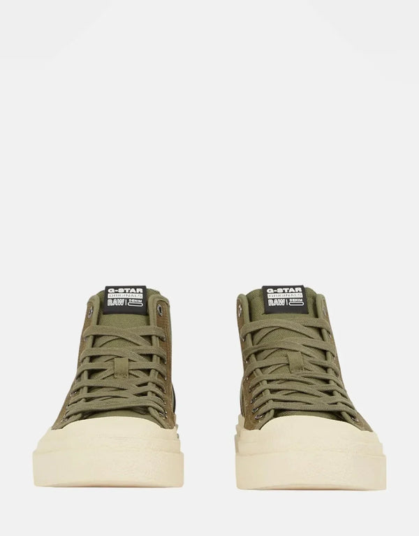 G-Star RAW Vodan Mid Basic Olive/White Sneakers
