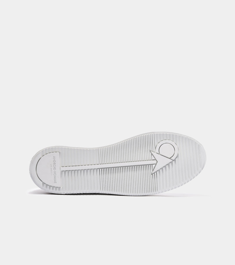 Android Homme Point Dume Low Navy Caiman Croc Emboss Suede AHP241-09