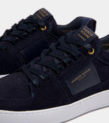 Android Homme Point Dume Low Navy Caiman Croc Emboss Suede AHP241-09