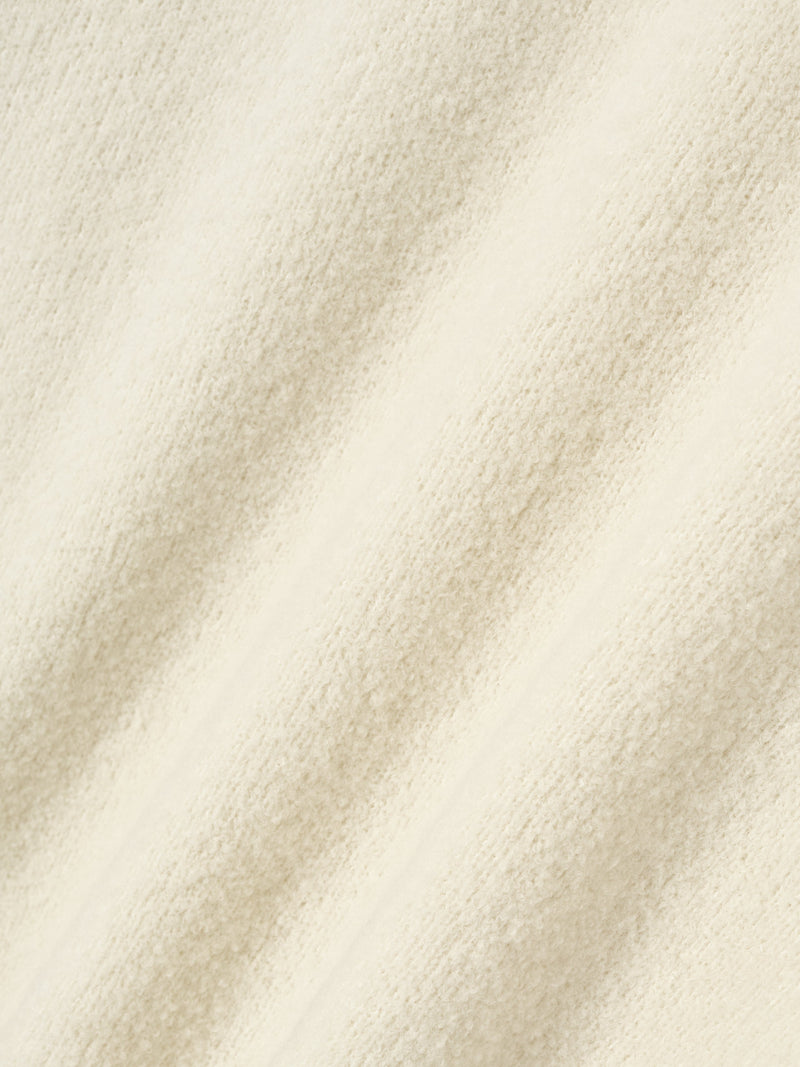 Wool Split High Neck Sweater