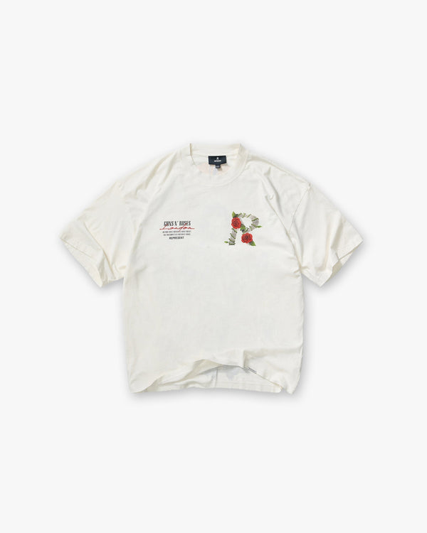 Represent X Guns N' Roses Tour T-Shirt - Flat White