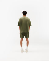 Initial Boxy T-Shirt - Army Green