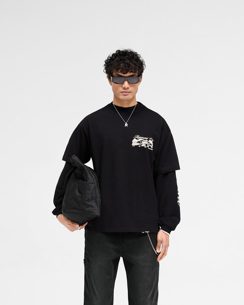 Raceway T-Shirt - Jet Black