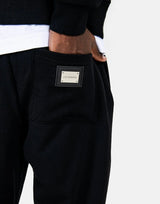 Les Hommes Black Sweatpants