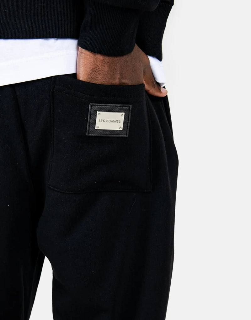Les Hommes Black Sweatpants