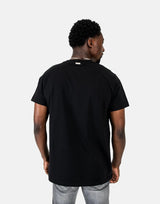 Les Hommes Centre Print Black T-Shirt