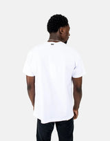 Les Hommes Graphic Print White T-Shirt
